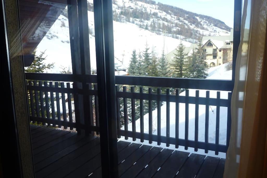 Duplex Avec Belle Terrasse Au Pied Des Pistes Appartement Vars  Buitenkant foto